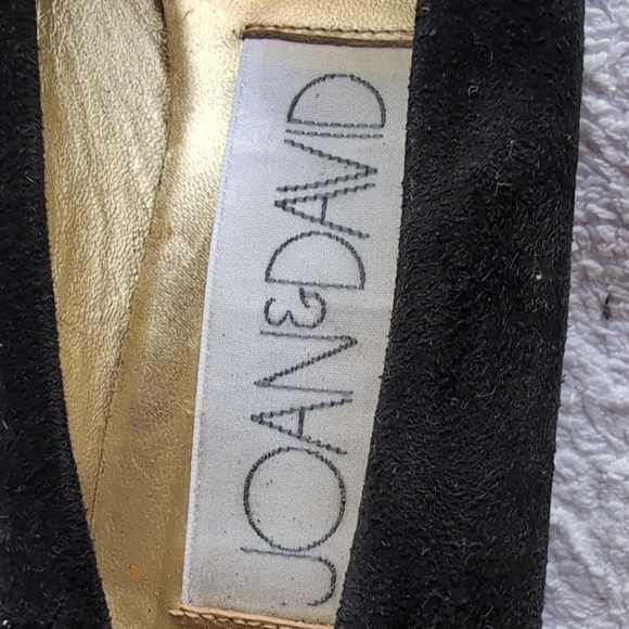Black, Formal, Suede Evening Shoes by Joan & David Couture - Picture 2 of 8